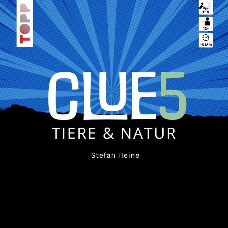 Produktbild: CLUE5 #Tiere. 5 Hinweise, nur eine L&ouml;sung. Das Trend-Quiz f&uuml;r deine Tasche