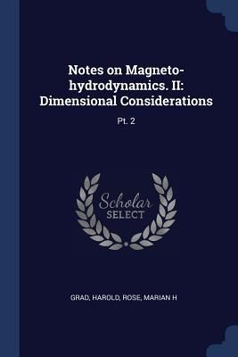 Produktbild: Notes on Magneto-hydrodynamics. II