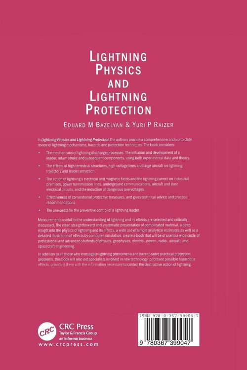 Produktbild: Lightning Physics and Lightning Protection