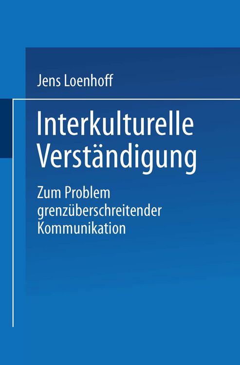 Produktbild: Interkulturelle Verst&auml;ndigung