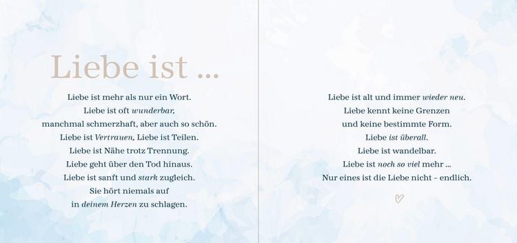 Produktbild: Liebe bleibt f&uuml;r immer