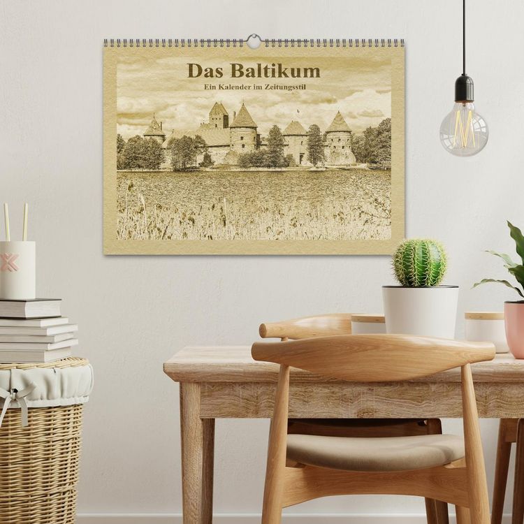 Produktbild: Das Baltikum - Ein Kalender im Zeitungsstil (Wandkalender 2026 DIN A3 quer), CALVENDO Monatskalender