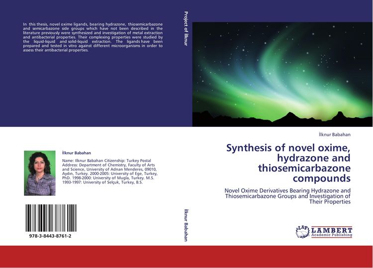 Produktbild: Synthesis of novel oxime, hydrazone and thiosemicarbazone compounds