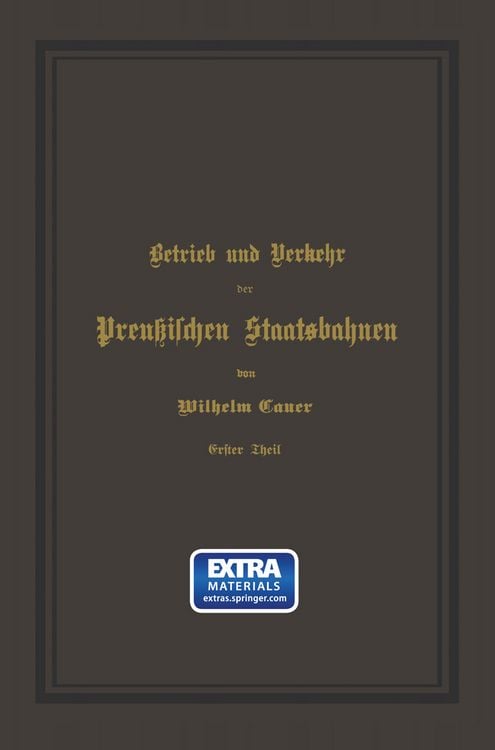 Produktbild: Betrieb und Verkehr der Preu&szlig;ischen Staatsbahnen