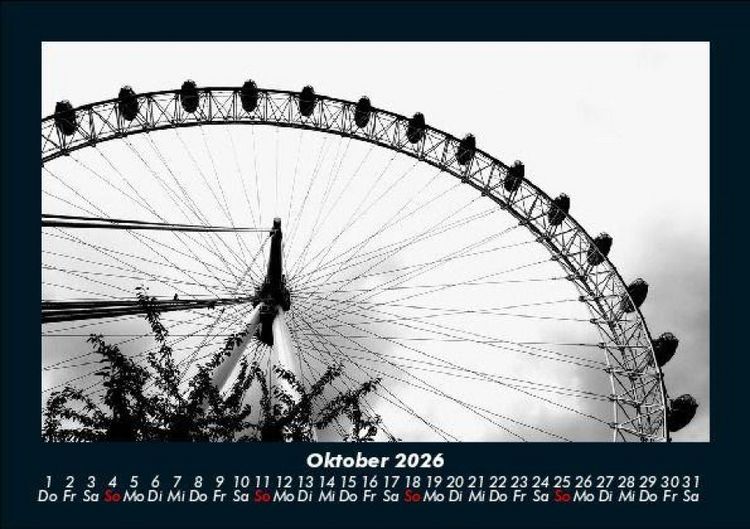 Produktbild: London 2026 Fotokalender DIN A5