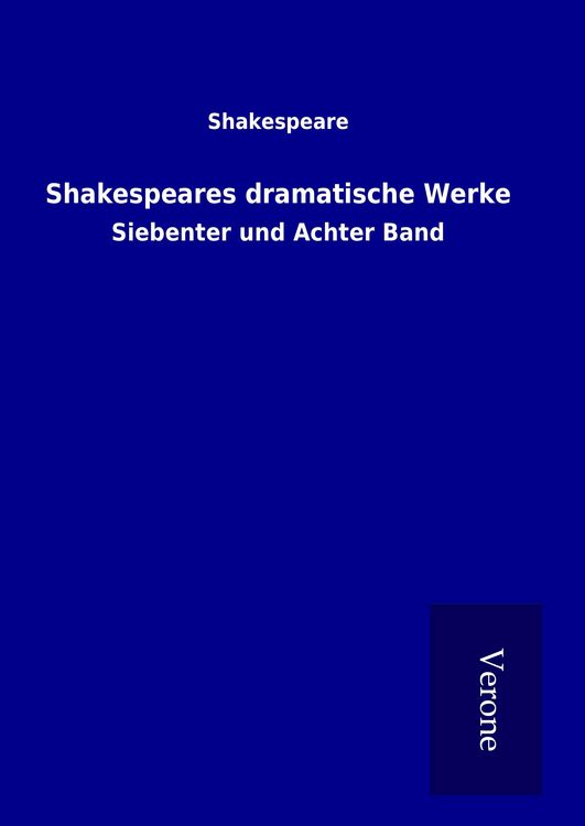 Produktbild: Shakespeares dramatische Werke