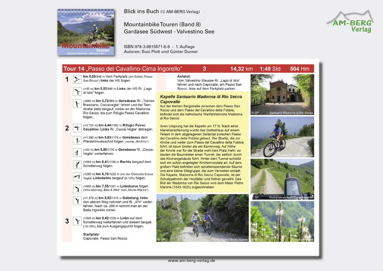 Produktbild: Mountainbike Touren Gardasee S&uuml;dwest - Valvestino See