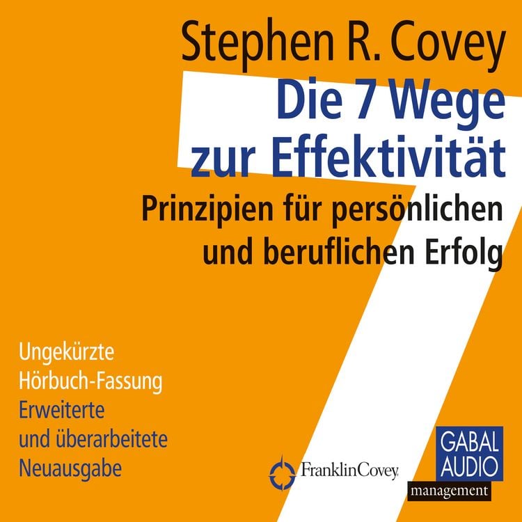 Produktbild: Die 7 Wege zur Effektivität