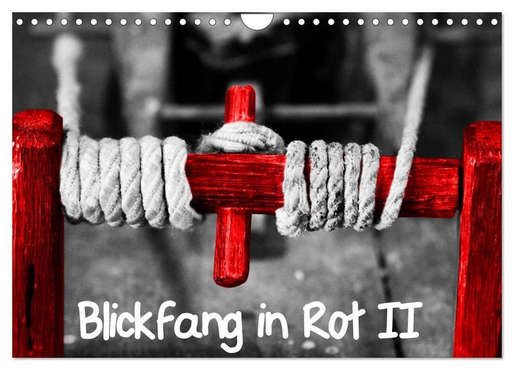 Produktbild: Blickfang in Rot (Wandkalender 2026 DIN A4 quer), CALVENDO Monatskalender