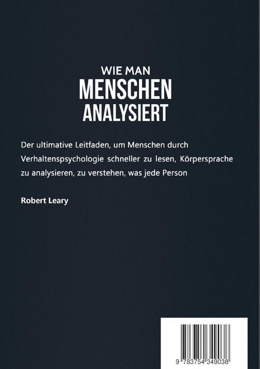 Produktbild: Wie Man Menschen Analysiert