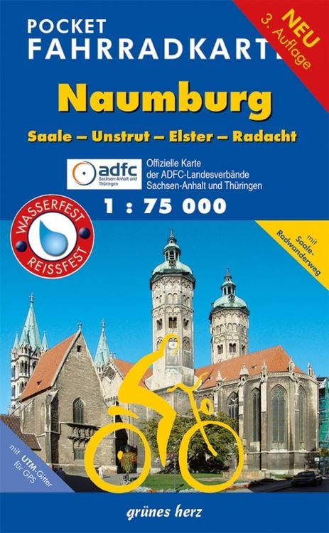 Produktbild: Pocket-Fahrradkarte Naumburg, Saale-Unstrut-Elster-Radacht 1:75.000
