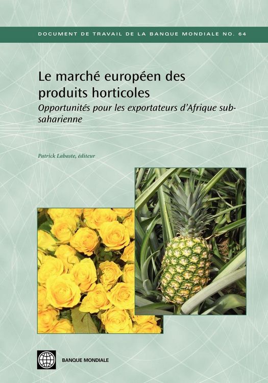 Produktbild: Le marche europeen des produits horticoles