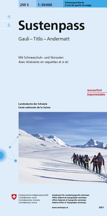Produktbild: Swisstopo 1 : 50 000 Sustenpass Ski