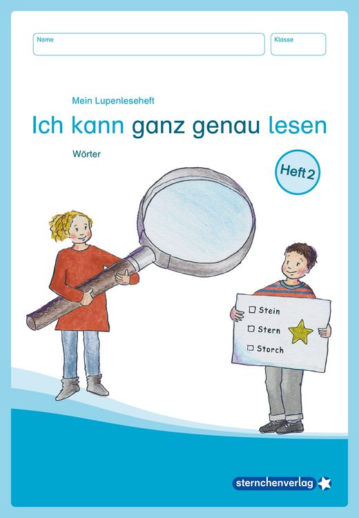Produktbild: Mein Lupenleseheft 2 - Ich kann ganz genau lesen -