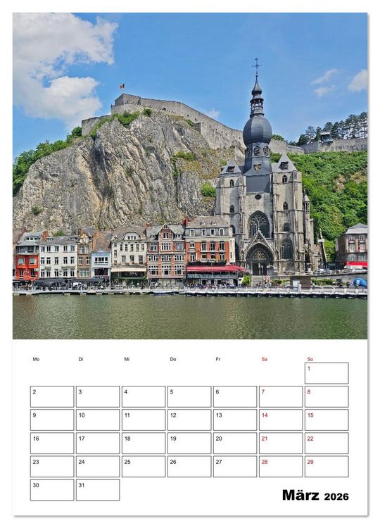 Produktbild: Belgien und Holland, sch&ouml;ne St&auml;dte in Belgien und Holland erleben (Wandkalender 2026 DIN A2 hoch), CALVENDO Monatskalender