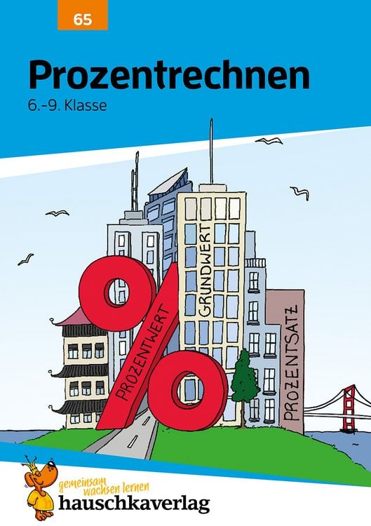 Produktbild: Prozentrechnen 6.-9. Klasse, A5-Heft