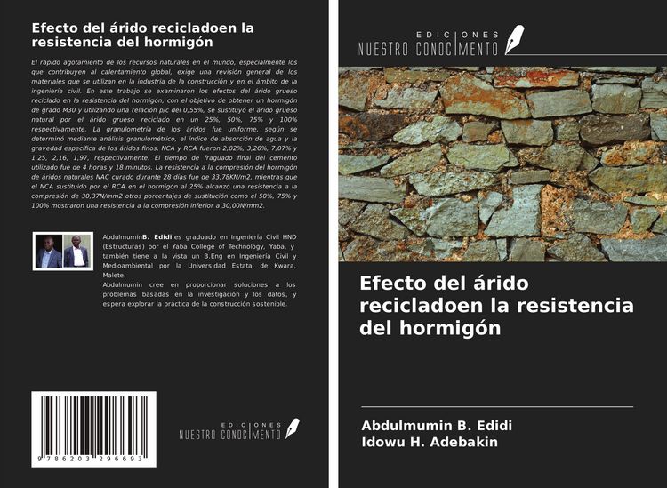 Produktbild: Efecto del &aacute;rido recicladoen la resistencia del hormig&oacute;n