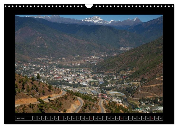 Produktbild: Bhutan Druk Yul 2026 (Wandkalender 2026 DIN A3 quer), CALVENDO Monatskalender