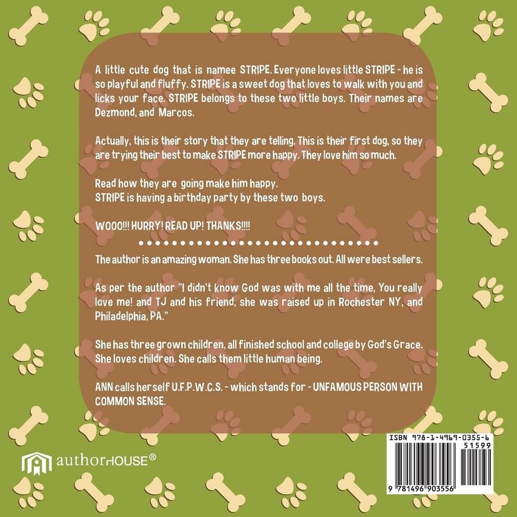 Produktbild: Happy Birthday Stripe