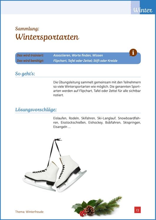 Produktbild: Ged&auml;chtnistraining Senioren - Ged&auml;chtnistraining f&uuml;r jede Jahreszeit: Winter. Spielerisches Ged&auml;chtnistraining f&uuml;r Senioren. Auch mit Demenz.