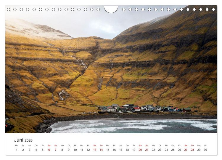Produktbild: F&Auml;R&Ouml;ER INSELN - Herbstlichter (Wandkalender 2026 DIN A4 quer), CALVENDO Monatskalender