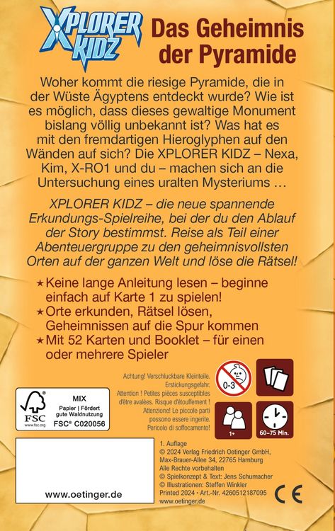 Produktbild: Xplorer Kidz. Das Geheimnis der Pyramide