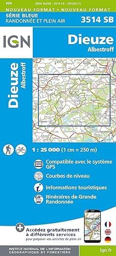 Produktbild: Dieuze-Albestroff 1:25 000