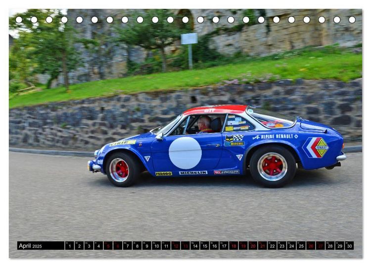 Produktbild: Renault Alpine A110 (Tischkalender 2025 DIN A5 quer), CALVENDO Monatskalender