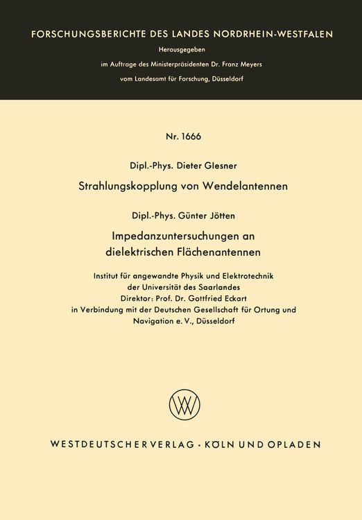 Produktbild: Strahlungskopplung von Wendelantennen / Impedanzuntersuchungen an dielektrischen Fl&auml;chenantennen