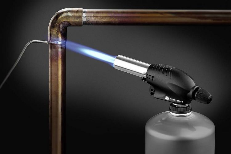 Produktbild: TOOLCRAFT L&ouml;tlampe 1500&deg;C ohne Gasflasche 1St.
