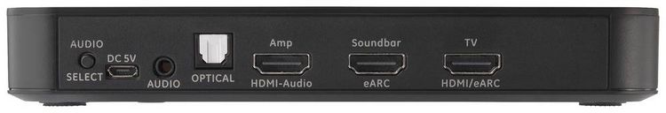 Produktbild: SpeaKa Professional TV, Receiver, Audio Extraktor SP-HDA-502 [HDMI - HDMI] 3840 x 2160 Pixel eARC, S/PDIF- + Analogausgang