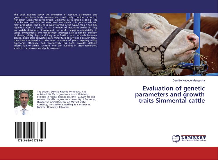Produktbild: Evaluation of genetic parameters and growth traits Simmental cattle