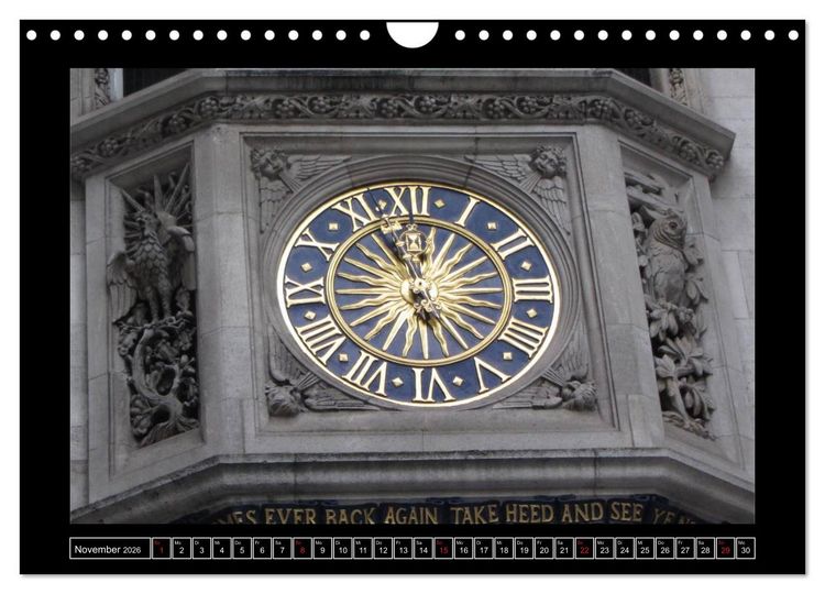 Produktbild: Zeit-Anzeige (Wandkalender 2026 DIN A4 quer), CALVENDO Monatskalender