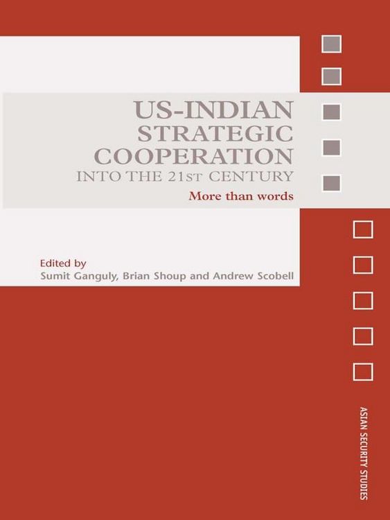 Produktbild: US-Indian Strategic Cooperation into the 21st Century