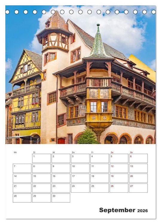 Produktbild: Colmar - Impressionen (Tischkalender 2026 DIN A5 hoch), CALVENDO Monatskalender