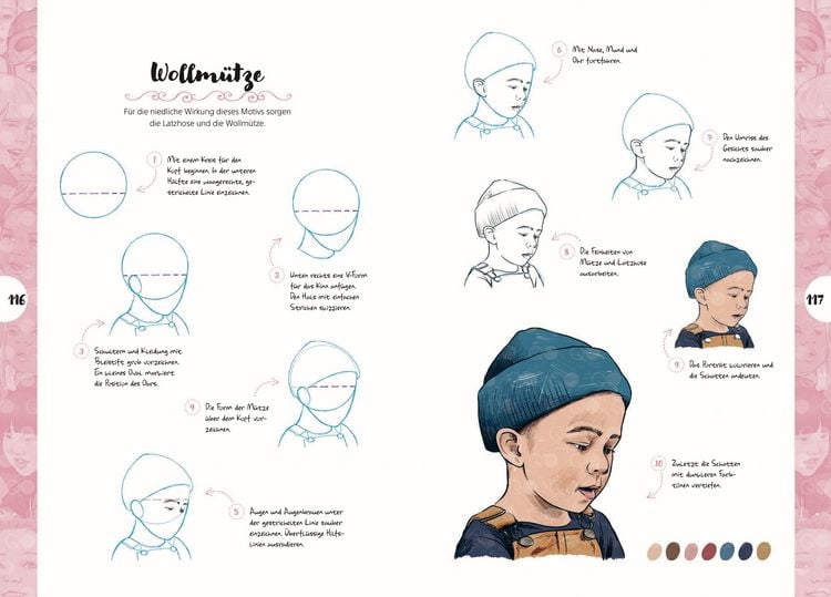 Produktbild: Die Kunst des Zeichnens 10 Steps - Gesichter