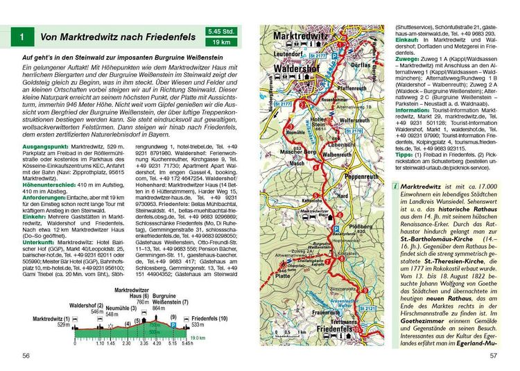 Produktbild: ROTHER Wanderf&uuml;hrer Goldsteig. Alle Etappen der Nord- und der S&uuml;droute von Marktredwitz nach Passau
