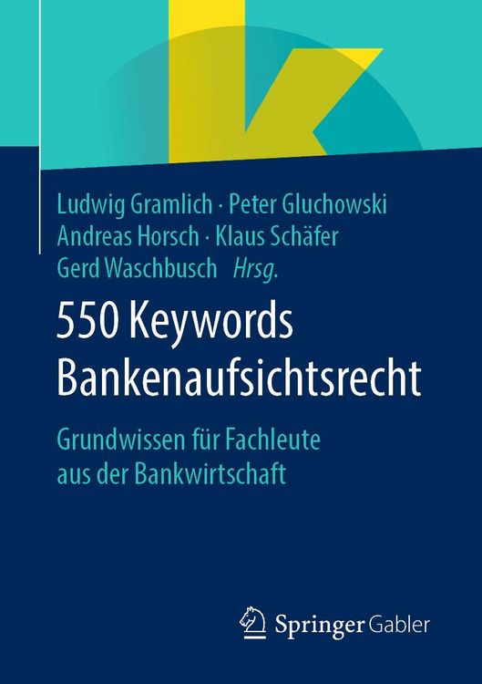 Produktbild: 550 Keywords Bankenaufsichtsrecht