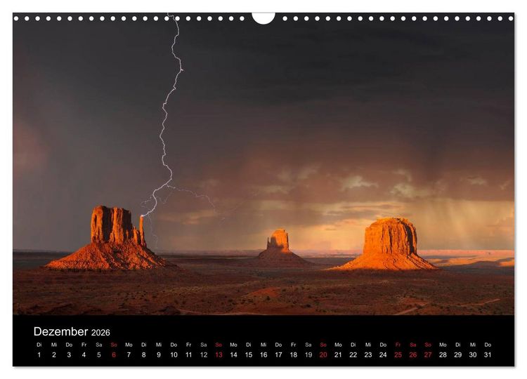 Produktbild: USA - Der Wilde Westen (Wandkalender 2026 DIN A3 quer), CALVENDO Monatskalender