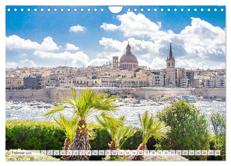 Produktbild: Malta, Comino & Gozo (Wandkalender 2026 DIN A4 quer), CALVENDO Monatskalender