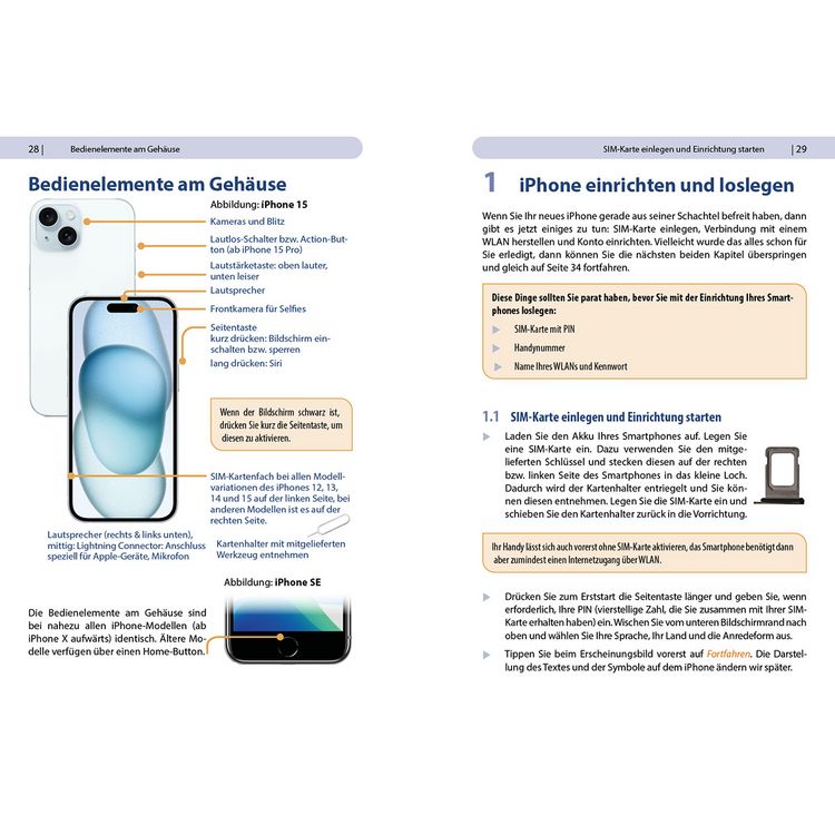 Produktbild: Apple iPhone mit iOS 18 - Das Buch f&uuml;r Einsteiger ohne Vorkenntnisse
