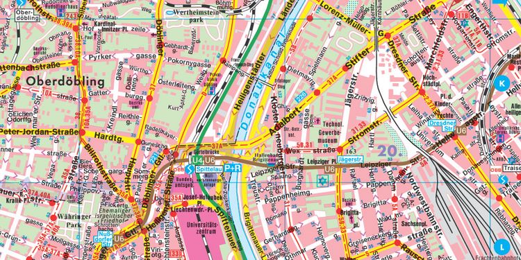 Produktbild: freytag & berndt Stadtatlas Wien Gro&szlig;raum Riesenatlas 1:15.000
