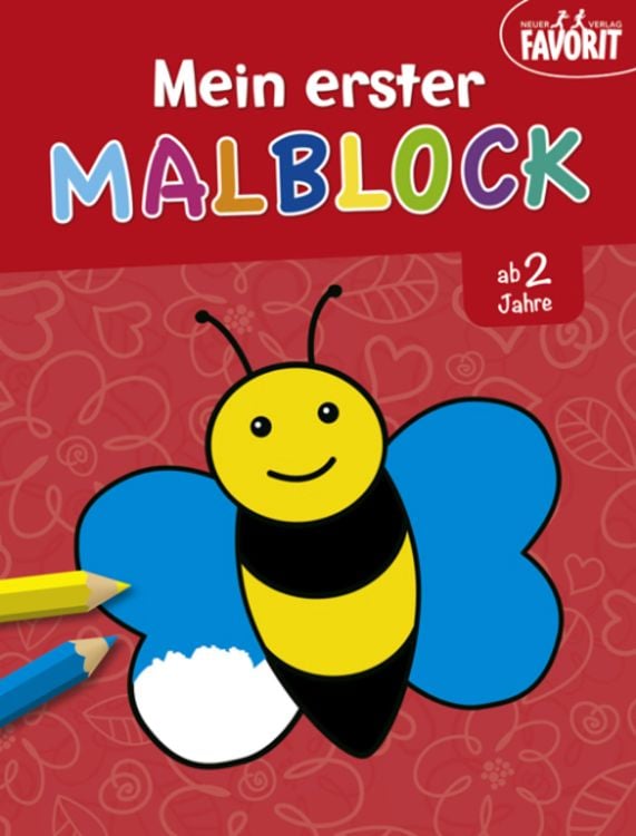 Produktbild: Mein erster Malblock &ndash; rot