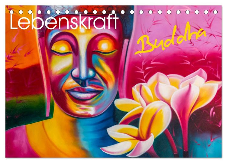 Produktbild: Lebenskraft Buddha (Tischkalender 2026 DIN A5 quer), CALVENDO Monatskalender