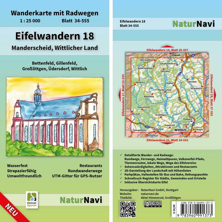 Produktbild: Eifelwandern 18 - Manderscheid, Wittlicher Land
