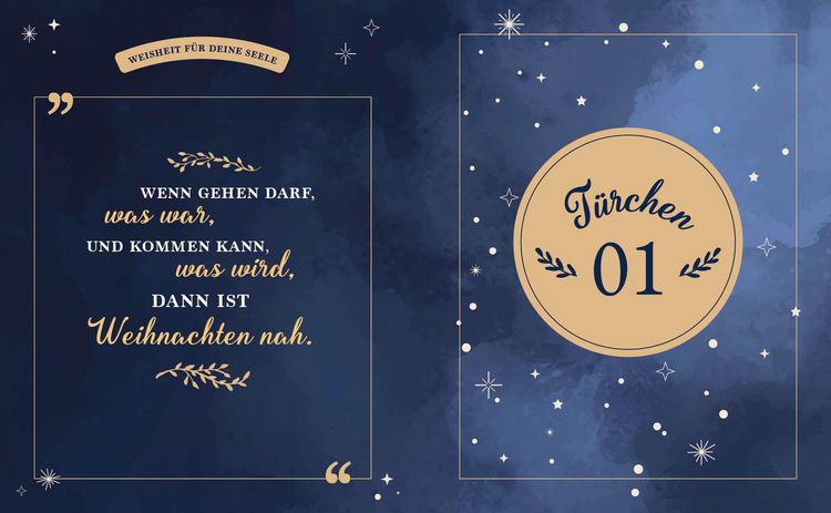 Produktbild: Mein Adventskalender-Buch: Weihnachtsrituale f&uuml;r die Seele