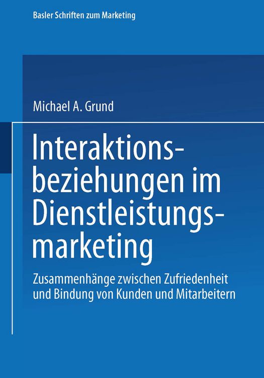 Produktbild: Interaktionsbeziehungen im Dienstleistungsmarketing