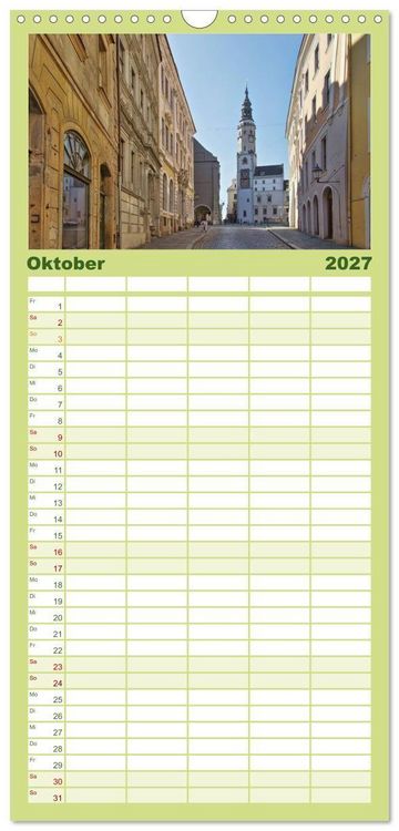 Produktbild: Familienplaner 2027 - G&ouml;rlitz - Die Perle Niederschlesiens mit 5 Spalten (Wandkalender, 21 x 45 cm) CALVENDO