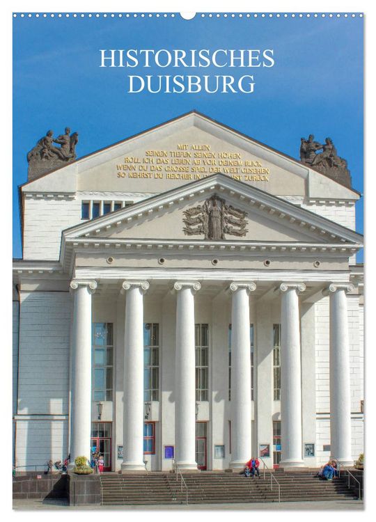 Produktbild: Historisches Duisburg (Wandkalender 2026 DIN A2 hoch), CALVENDO Monatskalender