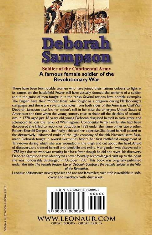 Produktbild: Deborah Sampson, Soldier of the Continental Army